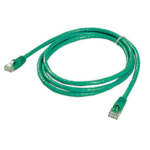 Ziotek CAT6 Patch Cable, W/ Boot 5ft, Green