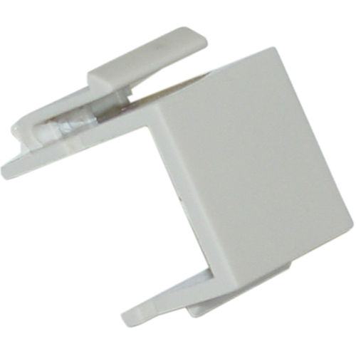 Cable Wholesale Blank Insert Module for Keystone Wall Plate, Beige / Ivory