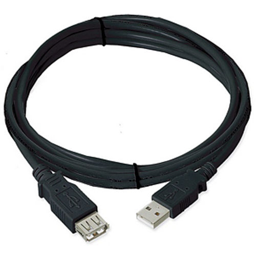 Ziotek USB 2.0 A Male To A Female, 6ft, Black