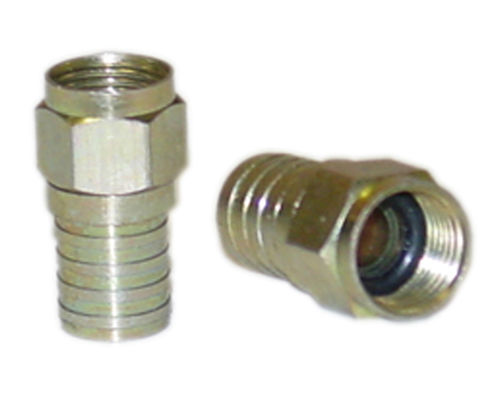 Cable Wholesale RG6 F-Pin Crimpable Connector