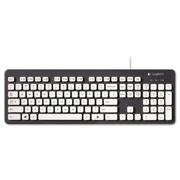 K310 Washable Keyboard, USB Wired, Black