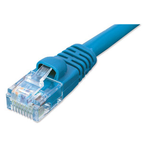 Ziotek CAT6 Patch Cable, W/ Boot 10ft, Blue