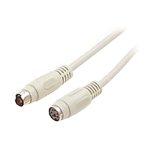 Ziotek PS2 (6-pin Mini Din) Extension Cable, F/M, 50ft