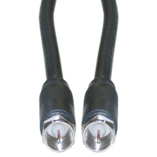 Cable Wholesale F-Pin Black RG6 / UL Coax Cable