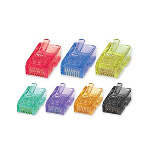 Ziotek Rj-45 Plugs Gold Solid/stranded, 50pk, Assorted