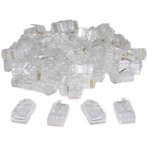 Offex Wholesale RJ45 CAT 5(8P8C) Crimp Connector, (100 Pcs Per Bag)