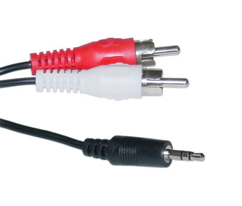 Offex Wholesale 2 RCA Male / 3.5mm Stereo Male, 35 ft