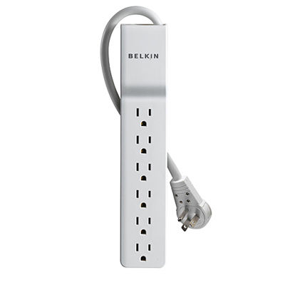 Surge Protector6 Outlet White