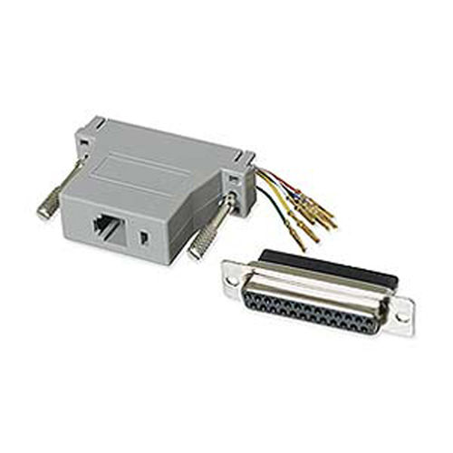 Ziotek Modular Adapter DB25f ToRJ11/12 Grey