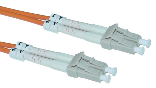 Cable Wholesale LC / LC, Multimode, Duplex Fiber Optic Cable, 50/125