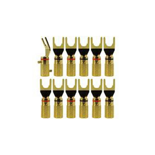 Sewell Spade Connector - Full Copper - 45 Degree Angle - 6 Pair