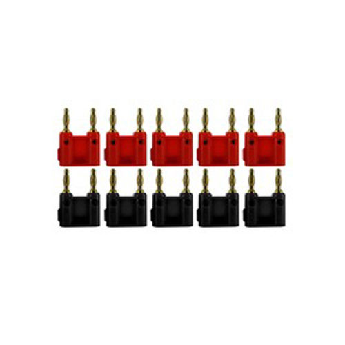 Sewell Dual Tip Banana Plug Clips - 10 Pack