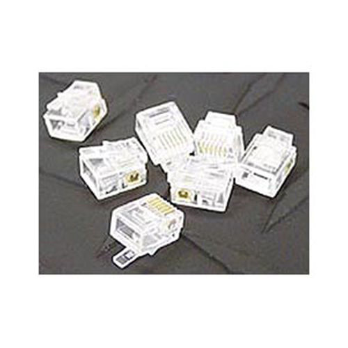 Ziotek Rj-11 6p6c Modular Plugs, 100 PCs