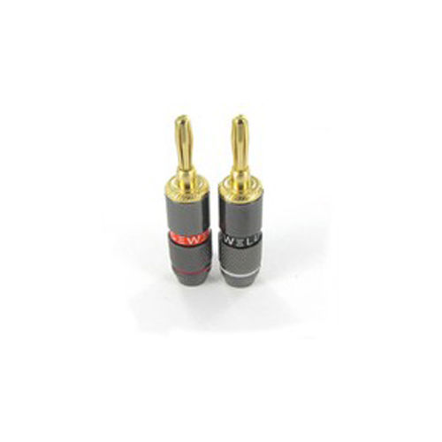 Sewell Pro Maestro Banana Plugs - 24K Gold Connectors - 1 Pair