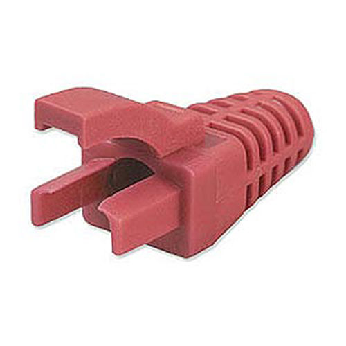 Ziotek Professional RJ45 Strain Relief, 50 PCs, Red