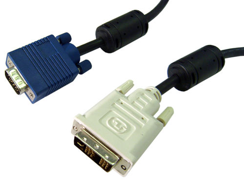 Offex Wholesale DVI-A / HD15 (VGA) Cable, 2 Meter (6.6 ft)