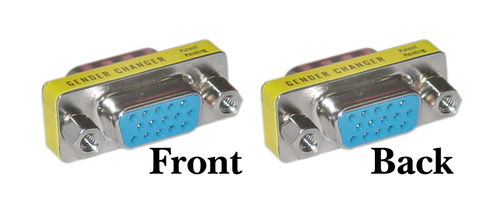 Cable Wholesale SVGA (HD15) Female / SVGA (HD15) Female, VGA Mini Gender Changer (For PC)