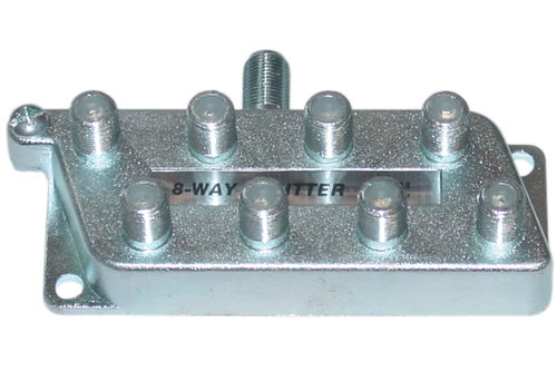 Cable Wholesale F-Pin (Coax) Splitter, 8-Way