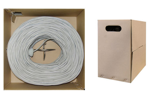 Cable Wholesale CAT6, UTP, Bulk Cable, Solid, Gray, 1000 ft