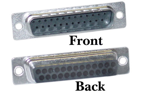 Cable Wholesale DB25 Pin Male Crimping Housing (Serial)