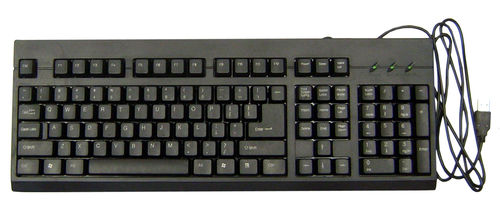 Offex Wholesale Standard 107-Key USB Keyboard - Black