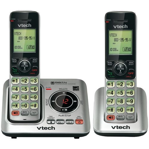VTECH VTCS6629-2 DECT 6.0 Expandable Speakerphone with Caller ID (2-Handset System)
