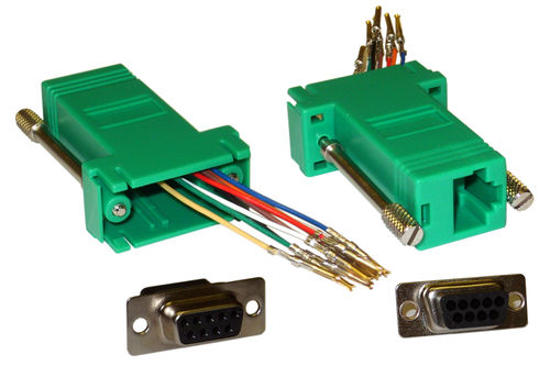 Offex Wholesale Offex Wholesale DB9 Male / RJ45, Color Green