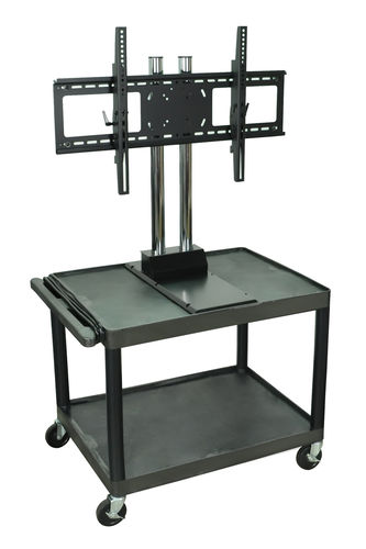 H. WILSON Mobile Cart Universal LCD TV Mount 45 In H