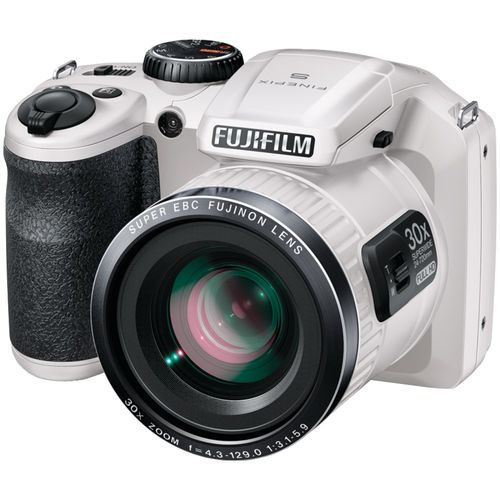 FUJIFILM 16303337 16.2 Megapixel FinePix(R) S6800 Digital Camera (White)