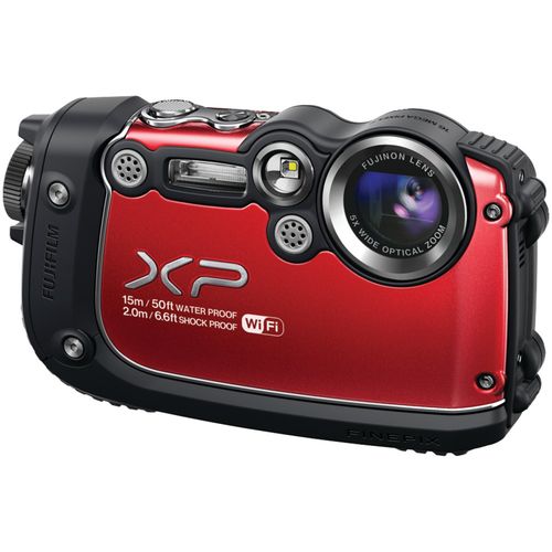 FUJIFILM 16317235 16.0 Megapixel FinePix(R) XP200 Digital Camera (Red)
