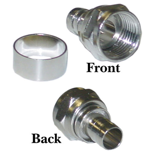 Offex Wholesale RG6 F-Pin (Coax) Crimp-On Connector