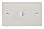 Offex Wholesale TV Wall Plate with 1 F-Pin Coupler