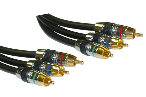 Cable Wholesale Component Video Cable Premium Grade 24K Gold CL2 25 ft