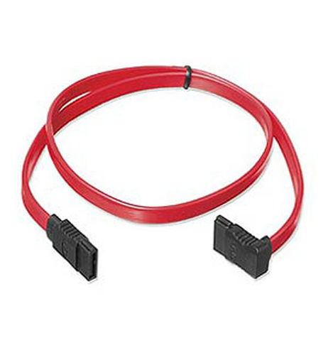 Ziotek Sata Cable, 90 Degrees/straight,