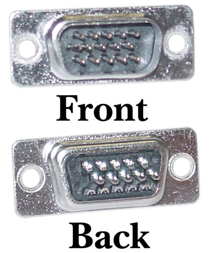 Cable Wholesale HD15 (VGA) Male Solder Type Connector, 15C