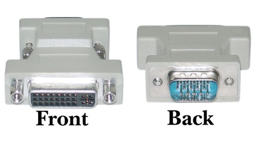 Cable Wholesale DVI Analog Female / VGA (HD15) Male, Adaptor