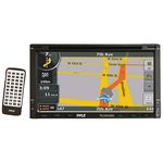 PYLE PLDNV695 6.95'' Double-DIN In-Dash Touchscreen Navigation DVD Receiver with Bluetooth(R)