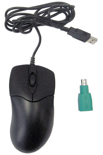 Offex Wholesale USB Optical Scroll Mouse Black