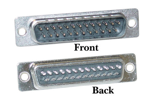 Cable Wholesale DB25 D-Sub Connector Solder type Male