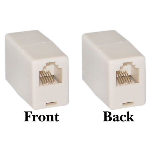 Offex Wholesale RJ11 / RJ12, 6P6C, (Reverse) Telephone Inline Coupler