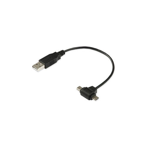 Ziotek USB 2.0 Shortys, A Male To Mini-micro Dual End 7.5 In.