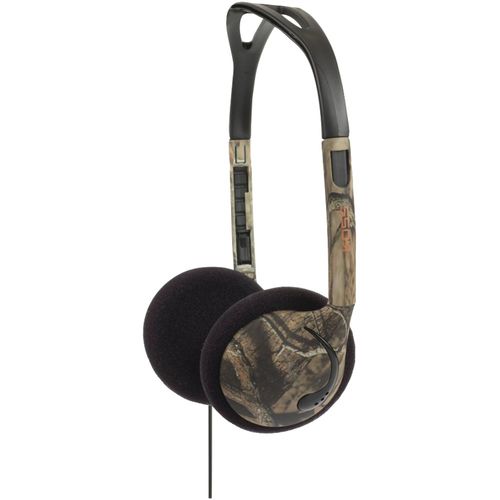 KOSS 180701 Over-The-Head On-Ear Mossy Oak Headphones (Green)