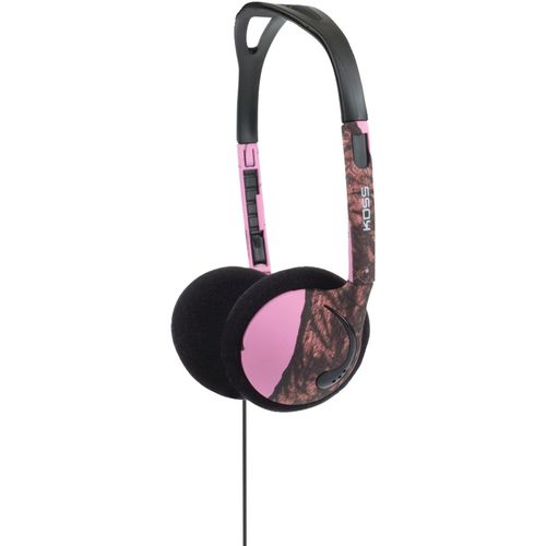 KOSS 181678 Over-The-Head On-Ear Mossy Oak Headphones (Pink)
