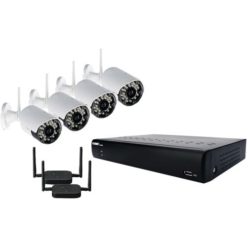 LOREX LH014501C4WF Eco 4-Channel Network DVR with 4 Wireless Cameras