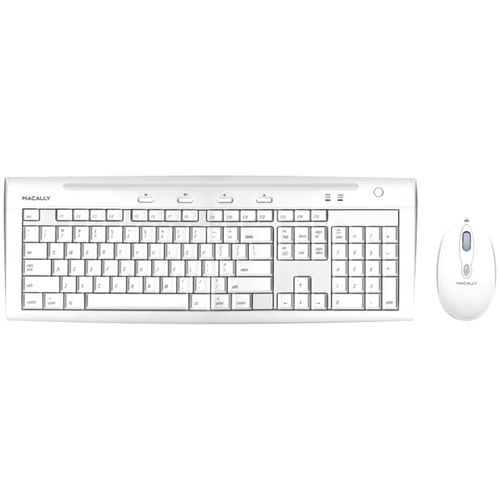 MACALLY iKey5Combo USB Keyboard & USB Optical Mouse Combo