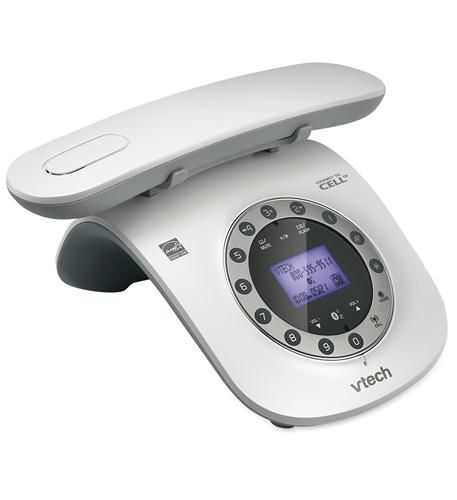 Retro Phone with Link to Cell - WHITE