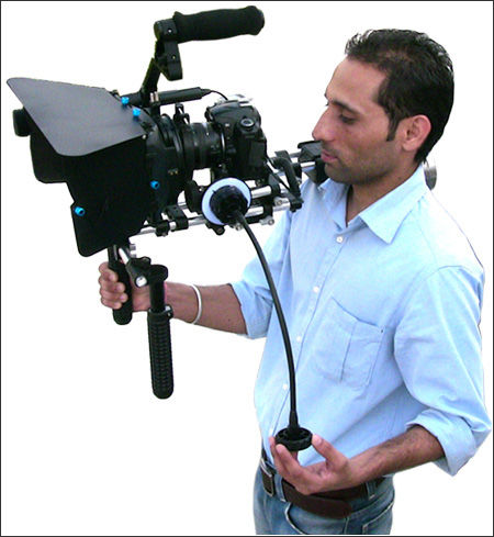 Proaim Kit-20(C) Shoulder Rig Cage Follow Focus Sunshade Bundle With Complimentary Dairy