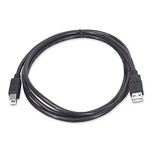 Ziotek USB 2.0 Cable A Male To B Male, Blk, 10ft