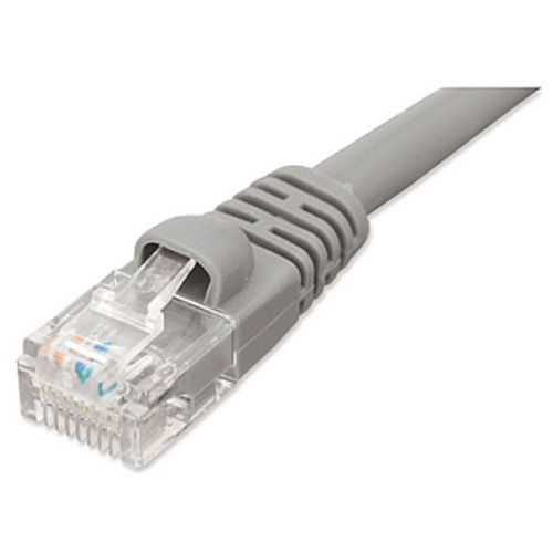 Ziotek CAT5e Enhanced Patch Cable, W/ Boot 10ft, Grey