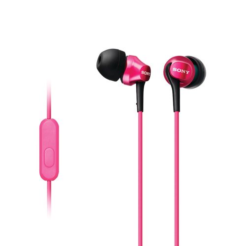 SONY MDREX100APP In-Ear Earbuds with Microphone for Android(TM) Phones (Pink)